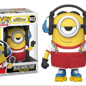 Funko Pop! Movies: Minions: The Rise of Gru - Roller Skating Stuart Vinyl Figure